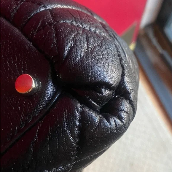 Kate Spade small Georgina GoldCoast satchel crossbody quilted shimmer/black NWOT - Picture 10 of 13